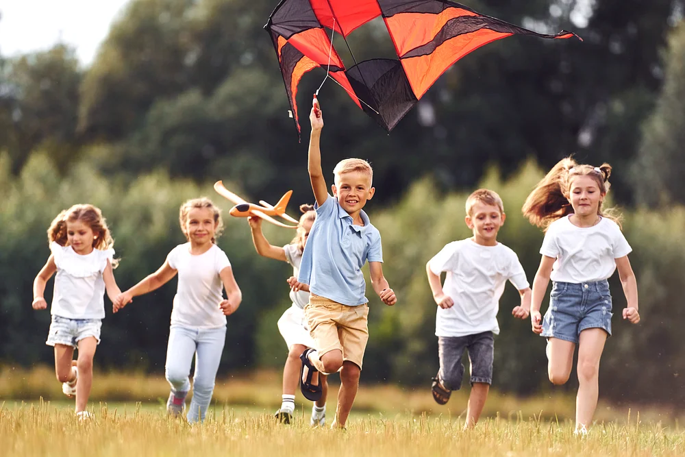 Zabawy na świeżym powietrzu - przez cały rok