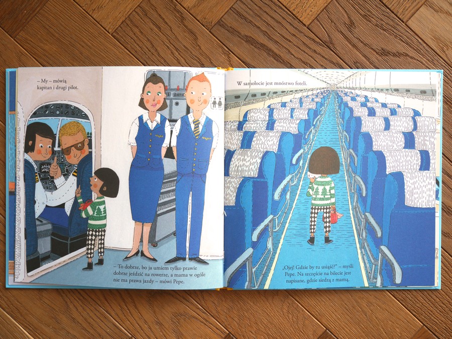 pepe leci samolotem książka dla dzieci